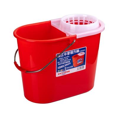 加厚地拖桶商用红色拖把桶家用老式地拖桶清洁桶手压脱水桶墩布桶