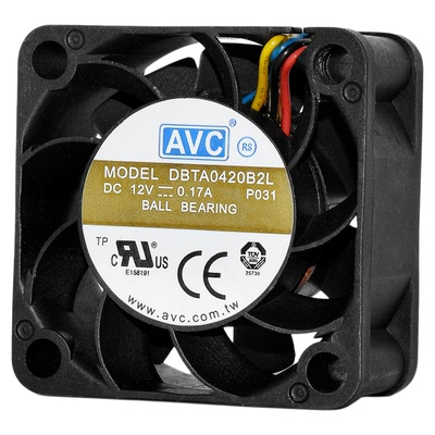 AVC大风量402012V双滚珠风扇4CM