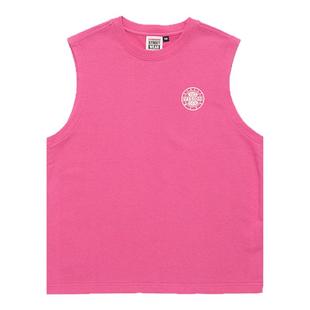 VISION童装 复刻历史图案110%美式街头宽松无袖T恤背心男女同款