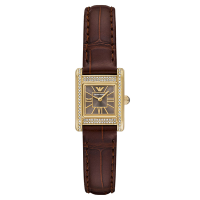 【白鹿同款】Armani阿玛尼手表女小方表新款复古时尚石英AR11705