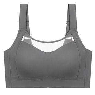 美思大码无痕内衣女大胸显小全罩杯防走光缩胸显瘦无钢圈运动文胸