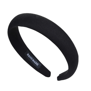 高颅顶发箍2025新款白色头发捆海绵压发卡高级感女款秋冬头箍头饰