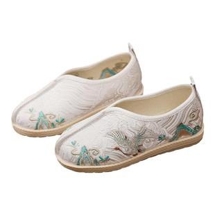 男童汉服鞋春秋古装古风中式国风布鞋老北京儿童绣花鞋小男孩夏季