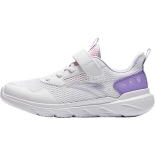 安踏儿童运动鞋女童鞋2026春秋新款软底透气网孔跑鞋小白鞋女鞋子