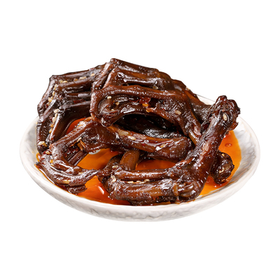 湖南特产小鸭爪鸭掌脚卤味休闲钱解馋小吃家香辣爆辣上班追剧零食