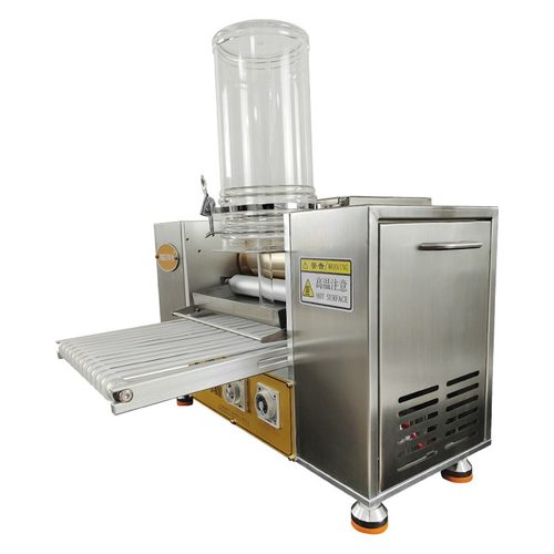 定制出口全自动千层蛋糕饼皮机10寸单饼商用千层蛋饼皮机烤鸭皮机