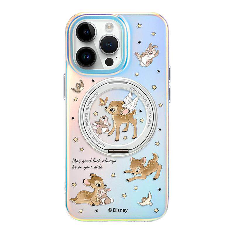 MASFEIL × 星星小鹿适用苹果17Promax手机壳新款Lo5磁吸带支架iPhone16Pro保护套15支点好看的14高级女13pm