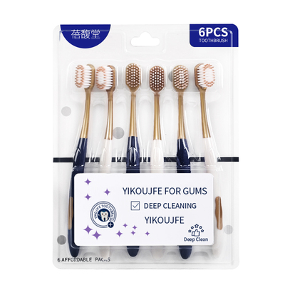 山姆同款热卖100w+！成人牙刷6支