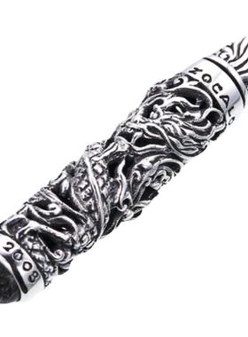 ZOCALO东方龙系列盘龙柱吊坠银饰