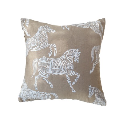 Texdream燕麦色抱枕沙发靠垫