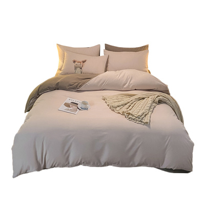 水洗棉被套单件美拉德风