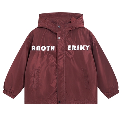 液态金属反光防水运动连帽棉服潮