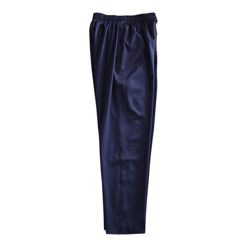 纯色无杠夏季超薄速干藏青校服裤
