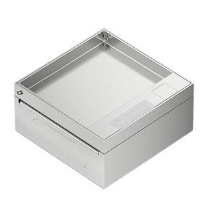 英普国际大理石全铜防水超薄地插座隐形纯平不锈钢底盒插座隐藏式