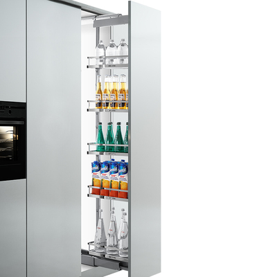 悍高多层抽屉式铝合金调味品拉篮