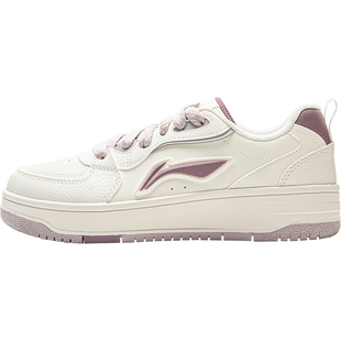 李宁天迹SOFT | 休闲鞋女鞋春夏新款经典复古板鞋低帮白色运动鞋