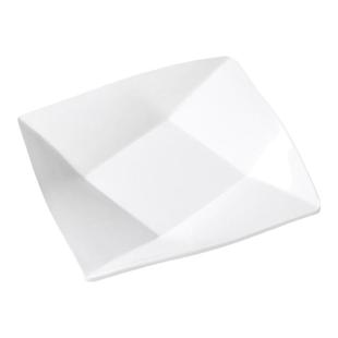 密胺白色菜盘四方盘子商用餐饮炒菜炒饭炒面方盘仿瓷餐具方形餐盘