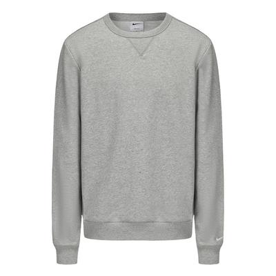 耐克DRI-FIT速干卫衣男长袖秋新款运动灰色圆领套头衫FZ0221-063