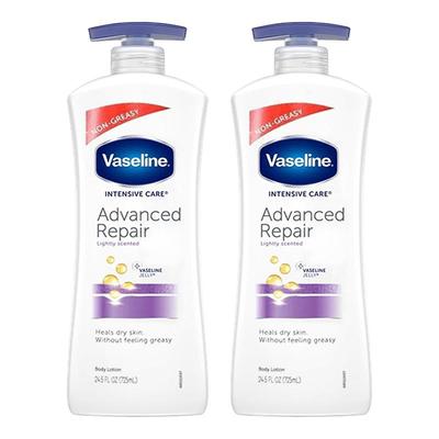 【自营】Vaseline凡士林身体乳滋润保湿洋甘菊全身补水725ml*2
