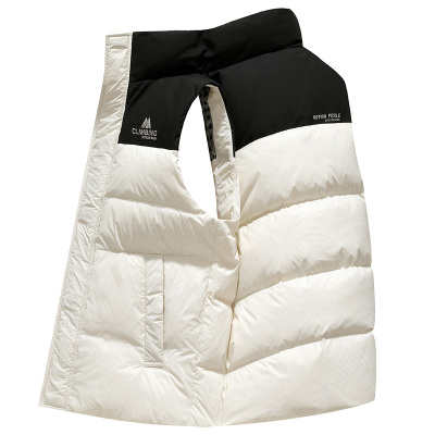 雪中飞立领加厚保暖外穿羽绒马甲