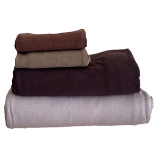 A类软糯针织棉单品纯棉天竺棉被套纯色日式简约澳棉被套床单床笠