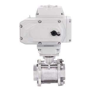 Q911F-16P九木电动三片式球阀电动丝扣口球阀三片式内螺纹连接