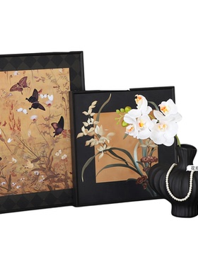 中古风入户玄关摆件高级感小众客厅轻奢高档电视酒柜装饰家居好物