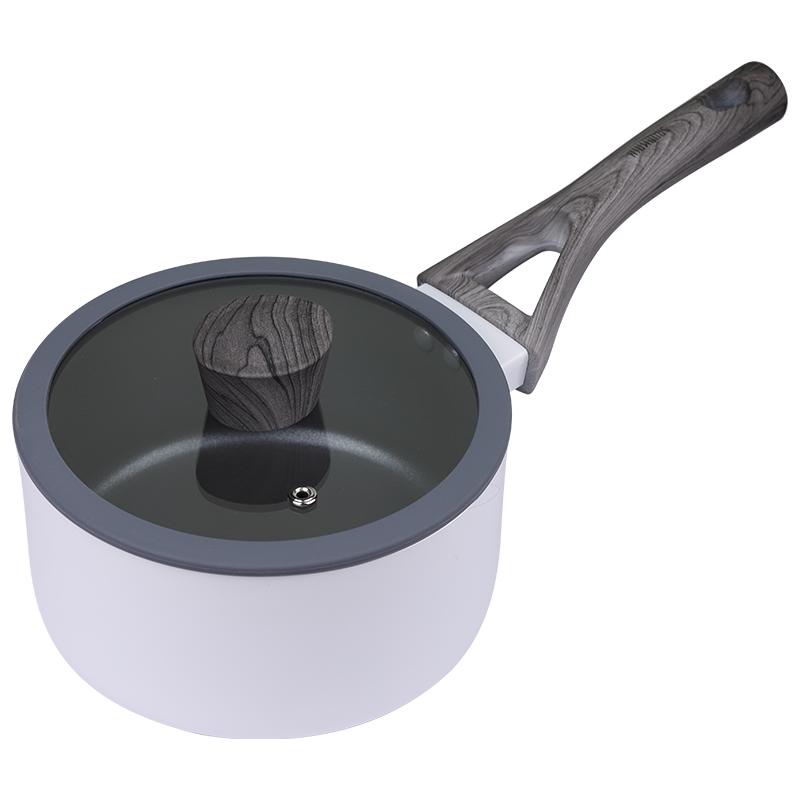 Sadomain/仙德曼 银雪不沾片手锅煮粥煲汤锅煮面锅一人食锅具