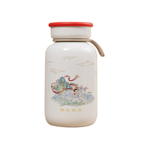 上美影哪吒闹海-mosh拿铁款不锈钢真空保温瓶保温杯便携动漫周边