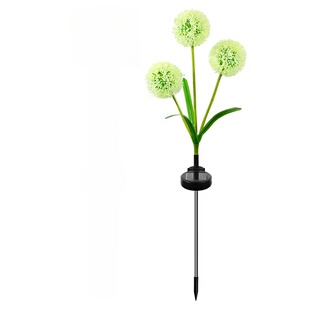 太阳能庭院氛围装饰户外防水蒲公英葱花圆球灯花园布置地插草坪灯