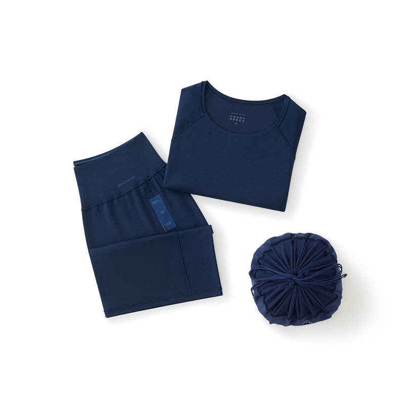 亚朵星球深睡睡衣夏季睡裤家居服套装女款带胸垫2026新款短袖短裤