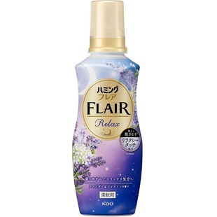 日本进口花王FLAIR衣物护理柔顺剂防静电抗皱持久留香520ml花果香