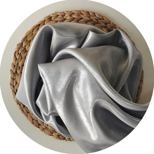 闪光缎琉璃丝麻布料 锦棉马面加厚缎面旗袍礼服西装棉服面料 秋冬