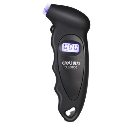 得力高精度胎压计车胎气压表