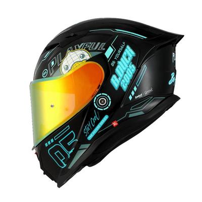 坦克摩托车头盔小黄鸭联名款3C