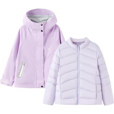 巴拉巴拉女童羽绒服冲锋衣外套厚