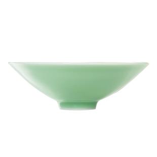 青瓷日式斗笠碗家用高级感创意凉菜盘子2025新款陶瓷商用餐具龙泉