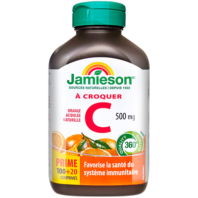 JAMIESON健美生维生素C咀嚼片