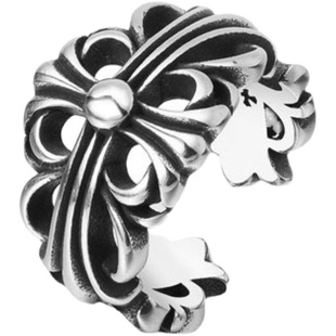 PPFLY戒指ins男潮十字架情侣指环原创小众设计嘻哈高街尾戒女轻奢