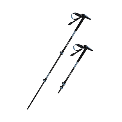 挪客铝合金T柄伸缩登山杖