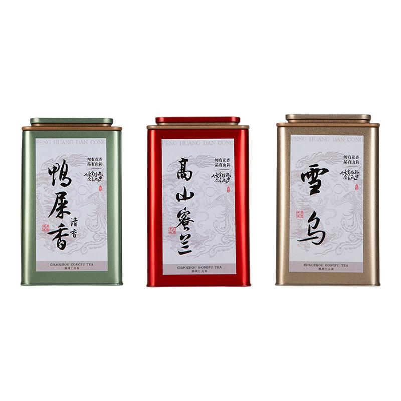 潮州凤凰单枞茶鸭屎香高山老枞蜜兰香雪乌单丛茶叶罐装1罐150g