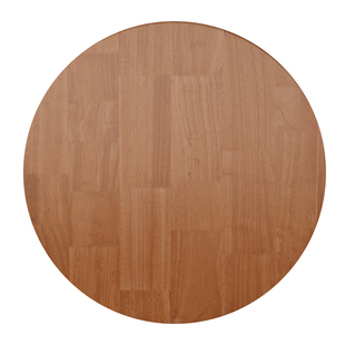 圆形橡胶木实木桌面板餐桌面板茶几原木台面吧台面板衣柜搁板定制