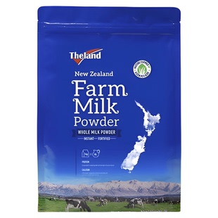 新西兰原装进口奶粉纽仕兰全脂乳粉1000g1公斤袋装营养补钙蛋白质