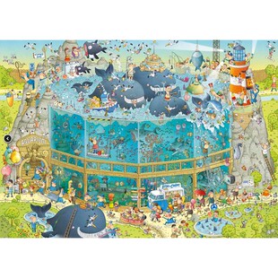 【多款现货】水族馆疯狂动物园HEYE进口拼图1000片四季栖息地