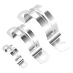 304/201不锈钢管卡管夹骑马卡管支架管扣喉箍水管夹U型管卡箍抱箍