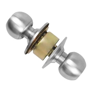 门锁家用通用型球形锁室内卧室卫生间锁具老式房门木门不锈钢圆锁