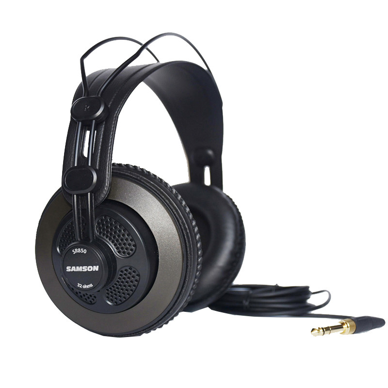 samson SR850山逊半开放耳机录音游戏语音电脑头戴半封闭包耳