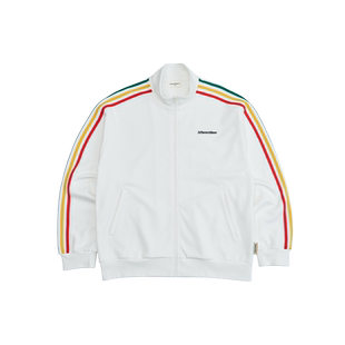 DifferentRiver秋冬派对 彩虹拉条立领拉链运动休闲基础卫衣外套