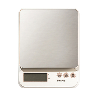 得力小型电子秤克称高精度厨房秤烘焙精准家用商用食物秤2025新款