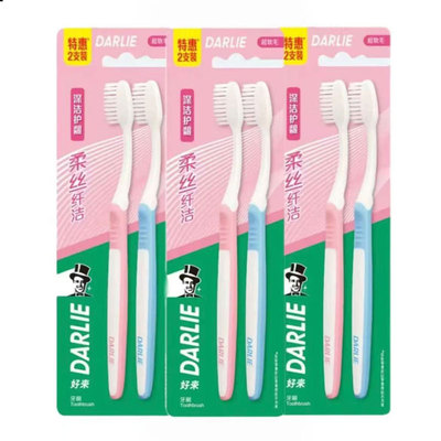 6支细丝软毛护龈舌苔清洁牙刷